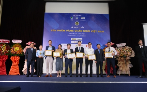 Danh sách 35 sản phẩm đạt danh hiệu Sản phẩm Vàng chăn nuôi Việt Nam lần thứ III, năm 2024